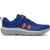 imageUnder Armour Unisexs Pre School Assert 10 Alternate Closure Running Shoe400 Tech BlueMod GrayOrange Blast