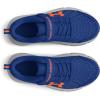 imageUnder Armour Unisexs Pre School Assert 10 Alternate Closure Running Shoe400 Tech BlueMod GrayOrange Blast