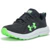 (006) Black/Mod Gray/Green Shock