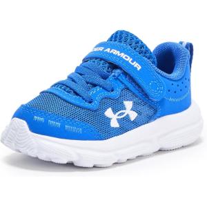 imageUnder Armour Unisex Baby Infant Assert 10 Alternate Closure Running Shoe402 Team RoyalBlackWhite