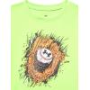 imageUnder Armour Boys Short Sleeve Shirt Crewneck Lightweight and Breathable Sports Graphic TeesHyper Green  Tech Mitt Ss