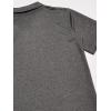 imageUnder Armour Boys Short Sleeve Ua Match Polo Collared Shirt Chest Logo Soft ampamp ComfortableGray Black Black