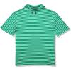 imageUnder Armour Boys Short Sleeve Ua Match Polo Collared Shirt Chest Logo Soft ampamp ComfortableTeam Kelly Green