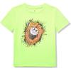 imageUnder Armour Boys Short Sleeve Shirt Crewneck Lightweight and Breathable Sports Graphic TeesHyper Green  Tech Mitt Ss