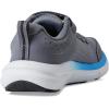 imageUnder Armour Boys Pre School Assert 10 Alternate Closure Sneaker024 Titan GrayElectric BlueBlack