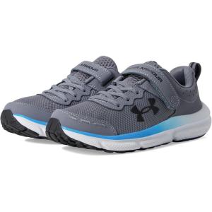 imageUnder Armour Boys Pre School Assert 10 Alternate Closure Sneaker024 Titan GrayElectric BlueBlack