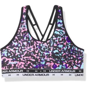 imageUnder Armour Girls Crossback Printed BraBlack 002White