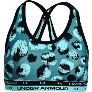 imageUnder Armour Girls Crossback Printed BraCosmos 476Black