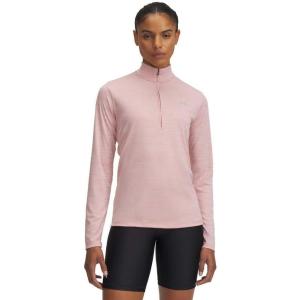imageUnder Armour Womens Velocity Half Zip Twist696 Canyon Heather Pink