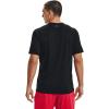 imageUnder Armour Mens Velocity 20 Short Sleeve T Shirt001 Black   Pitch Gray