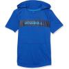 imageUnder Armour Boys Baseball Short Sleeve Hoodie400 Royal   White