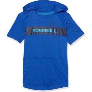 imageUnder Armour Boys Baseball Short Sleeve Hoodie400 Royal   White