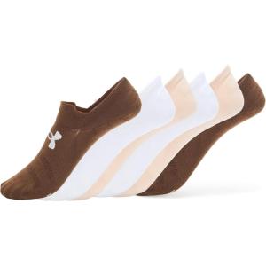 imageUnder Armour Essential Ultra Low Tab Socks 6 Pack239 Elite Beige  Elite Beige  Halo Gray