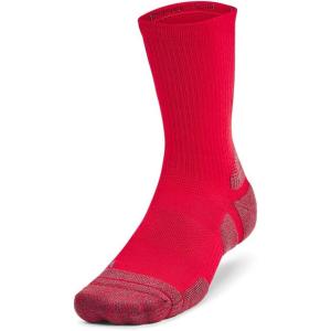 imageUnder Armour Performance Tech Pro Crew Socks 3 Pack600 Red  Castlerock  Castlerock