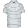 imageUnder Armour BabyBoys Short Sleeve Ua Match Polo Collared Shirt Chest Logo Soft ampamp ComfortableGray Mist Stripe