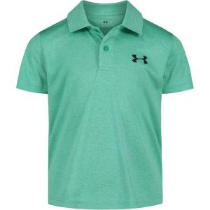imageUnder Armour BabyBoys Short Sleeve Ua Match Polo Collared Shirt Chest Logo Soft ampamp ComfortableBirdie Green Twist