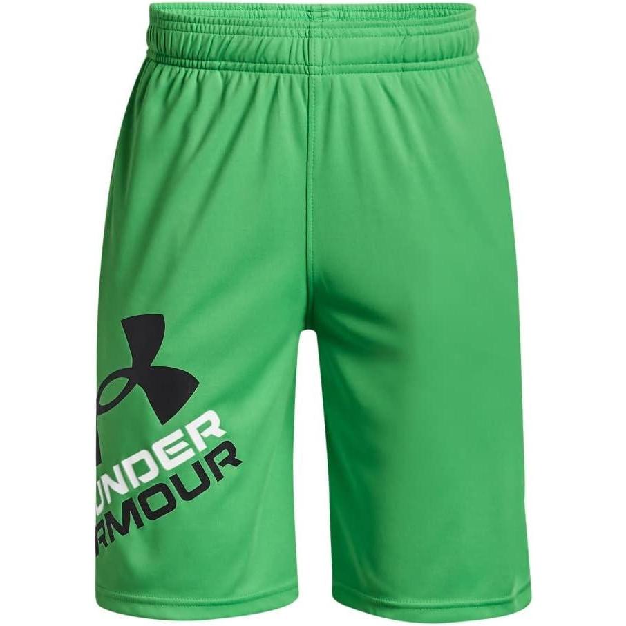 imageUnder Armour boys Prototype 20 Logo Shorts328 Extreme Green   Black