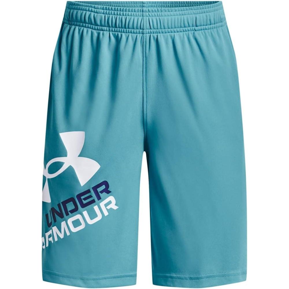 imageUnder Armour boys Prototype 20 Logo Shorts433 Glacier Blue   White