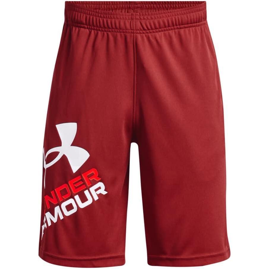 imageUnder Armour boys Prototype 20 Logo Shorts610 Stadium Red   White