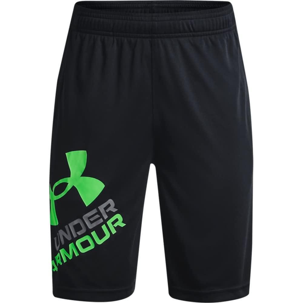 imageUnder Armour boys Prototype 20 Logo ShortsBlack 004Stadium Green