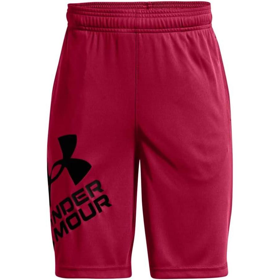 imageUnder Armour boys Prototype 20 Logo ShortsBlack Rose 664Blaze Orange