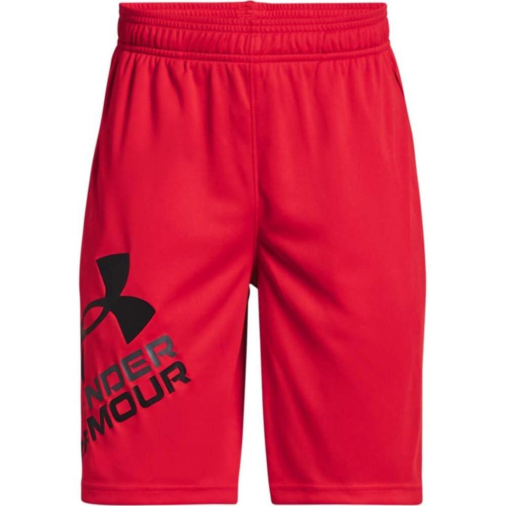 imageUnder Armour boys Prototype 20 Logo ShortsRed 600Black