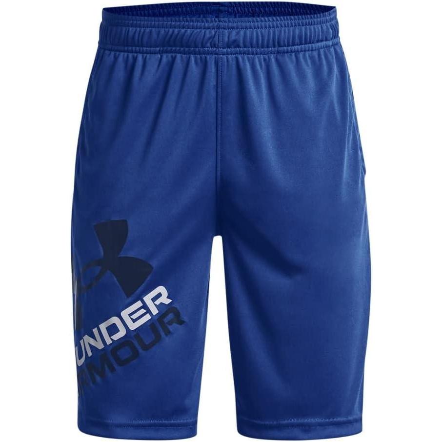 imageUnder Armour boys Prototype 20 Logo ShortsTech Blue 432Academy Blue