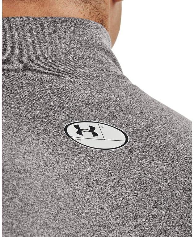 imageUnder Armour Mens ColdGear Compression MockCharcoal Light HeatherBlack