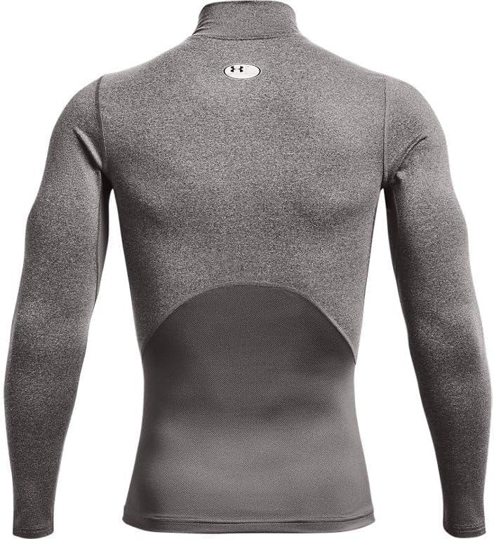 imageUnder Armour Mens ColdGear Compression MockCharcoal Light HeatherBlack