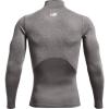 imageUnder Armour Mens ColdGear Compression MockCharcoal Light HeatherBlack