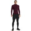 imageUnder Armour Mens ColdGear Compression MockMaroonWhite