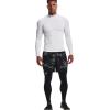 imageUnder Armour Mens ColdGear Compression MockWhiteBlack