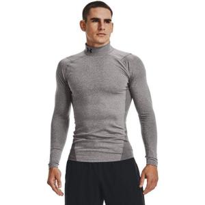 imageUnder Armour Mens ColdGear Compression MockCharcoal Light HeatherBlack
