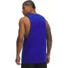 imageUnder Armour Mens Project Rock Iron Paradise Sleeveless T Shirt400 Team Royal   Black