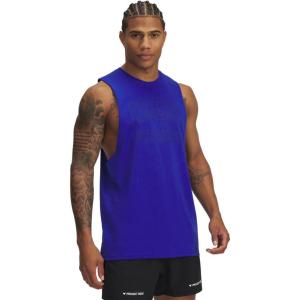 imageUnder Armour Mens Project Rock Iron Paradise Sleeveless T Shirt400 Team Royal   Black