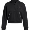 imageUnder Armour Womens Rival Fleece Piped Half Zip Hoodie005 Black   White