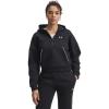 imageUnder Armour Womens Rival Fleece Piped Half Zip Hoodie005 Black   White