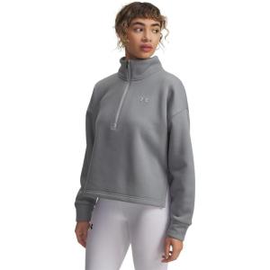 imageUnder Armour womens Armour Fleece Half Zip012 Mod Gray Full Heather   Mod Gray