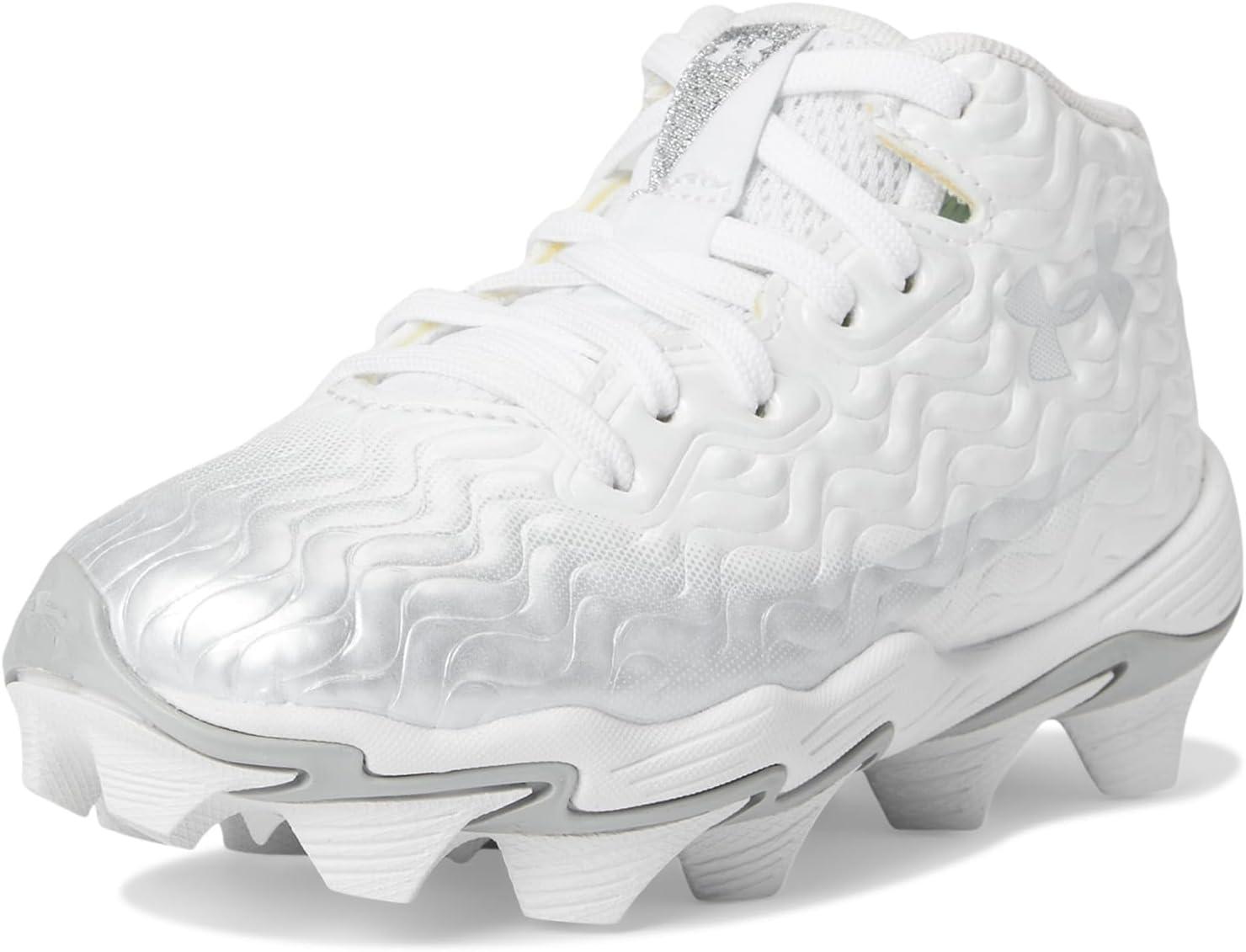imageUnder Armour Boys Spotlight Hammer Rm Jr100 WhiteMetallic SilverMetallic Silver