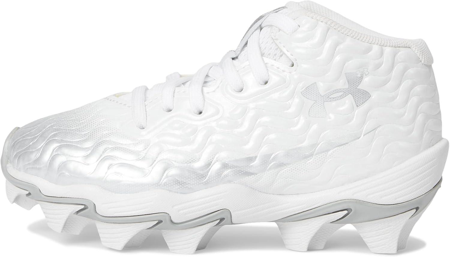 imageUnder Armour Boys Spotlight Hammer Rm Jr100 WhiteMetallic SilverMetallic Silver