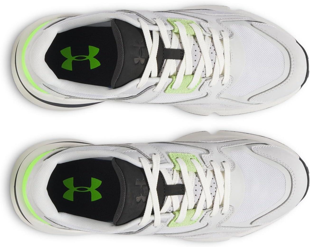 imageUnder Armour UnisexAdult Forge 96 Reissue014 Halo Gray White Quartz Hyper Green