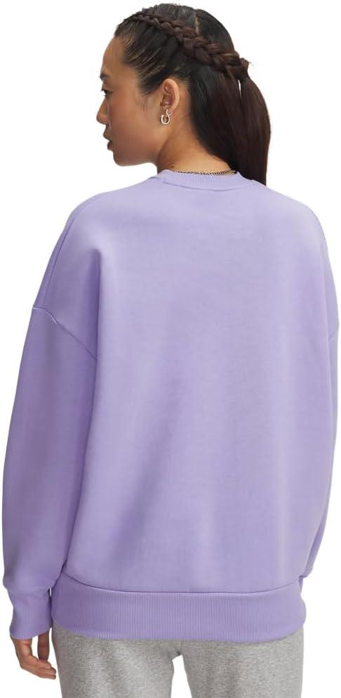 imageUnder Armour Womens Rival Fleece Oversized Crew538 Transparent   White