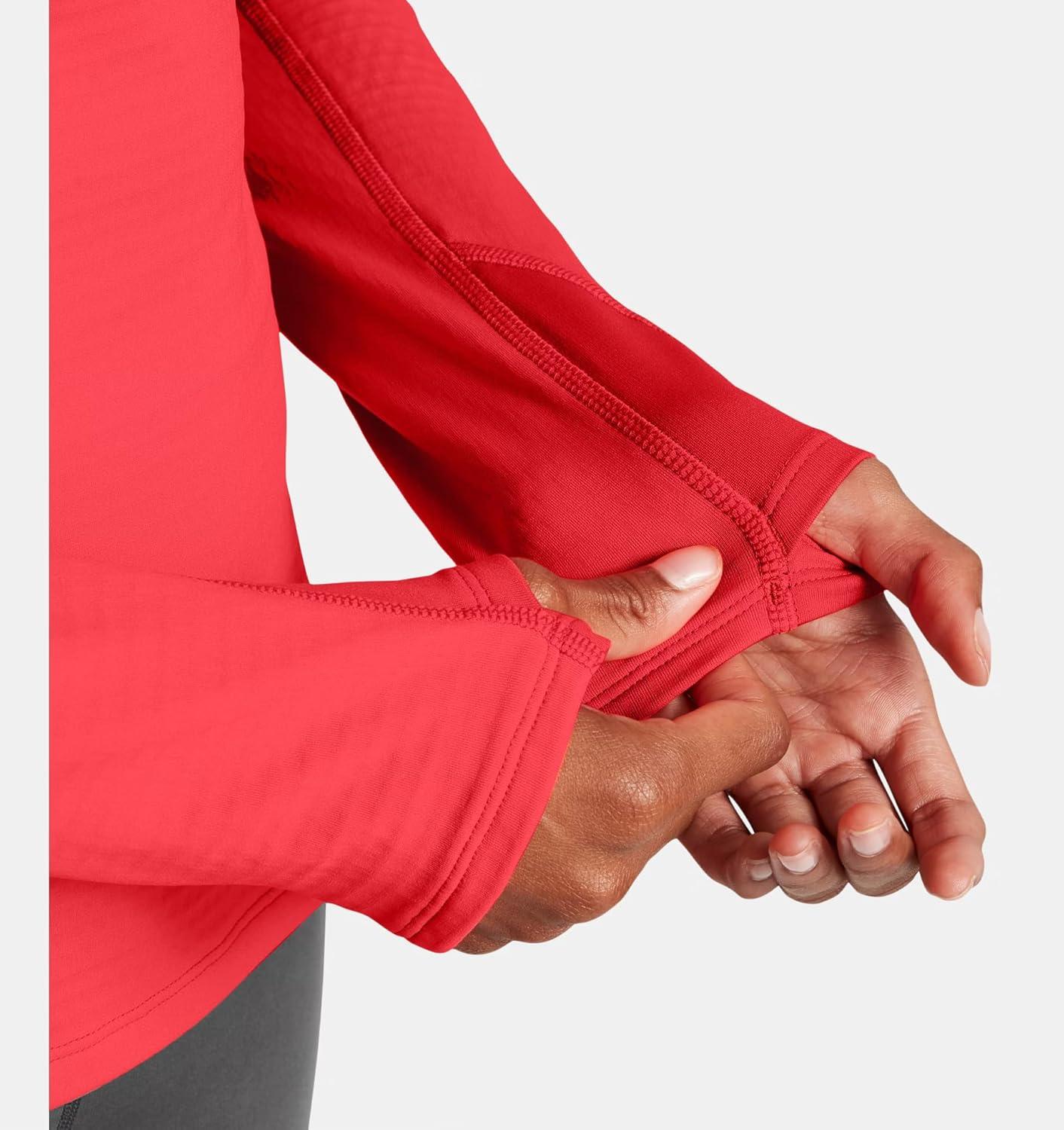 imageUnder Armour Womens Vanish Cold Weather 12 Zip713 Racer Red   Reflective