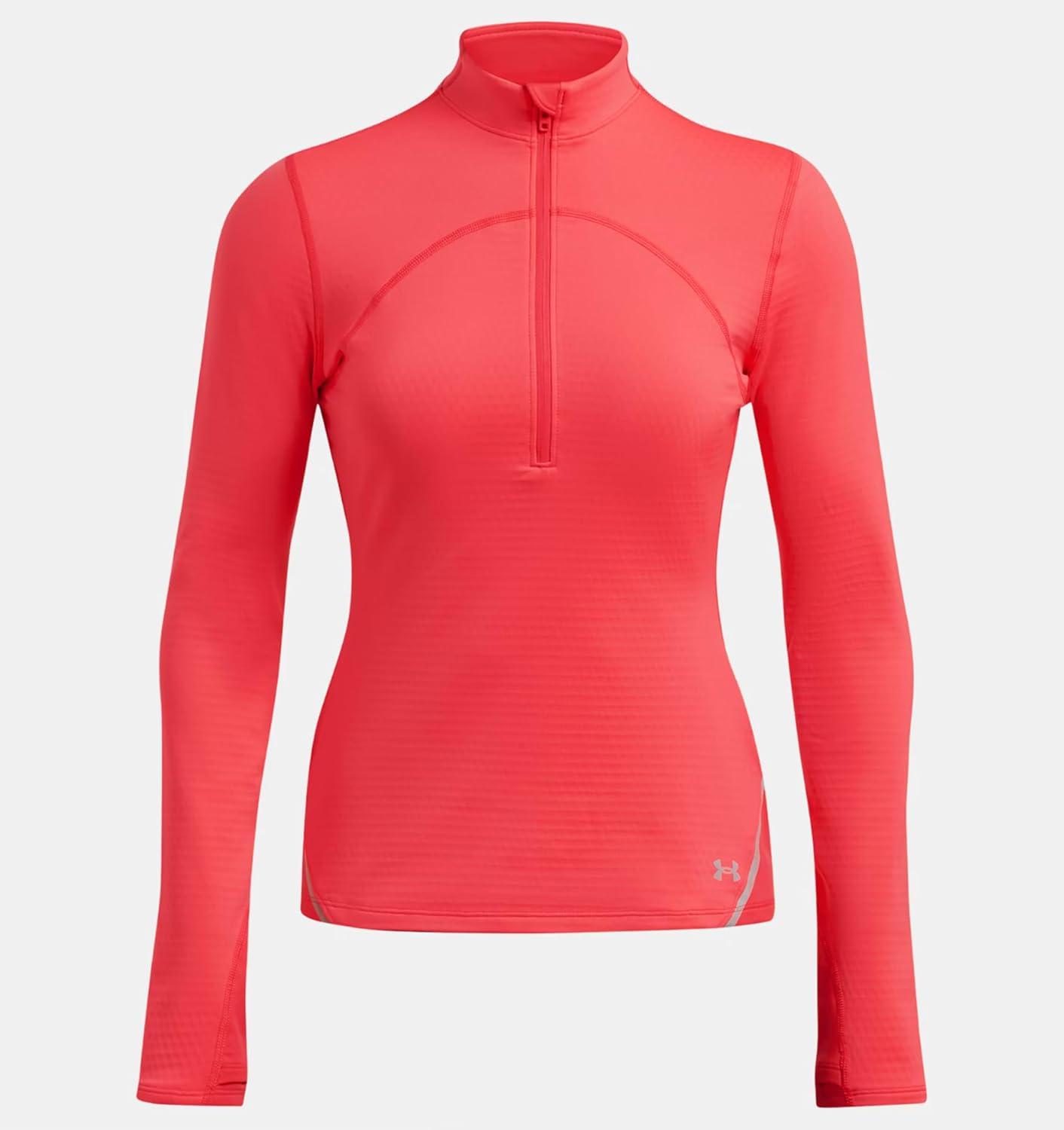 imageUnder Armour Womens Vanish Cold Weather 12 Zip713 Racer Red   Reflective