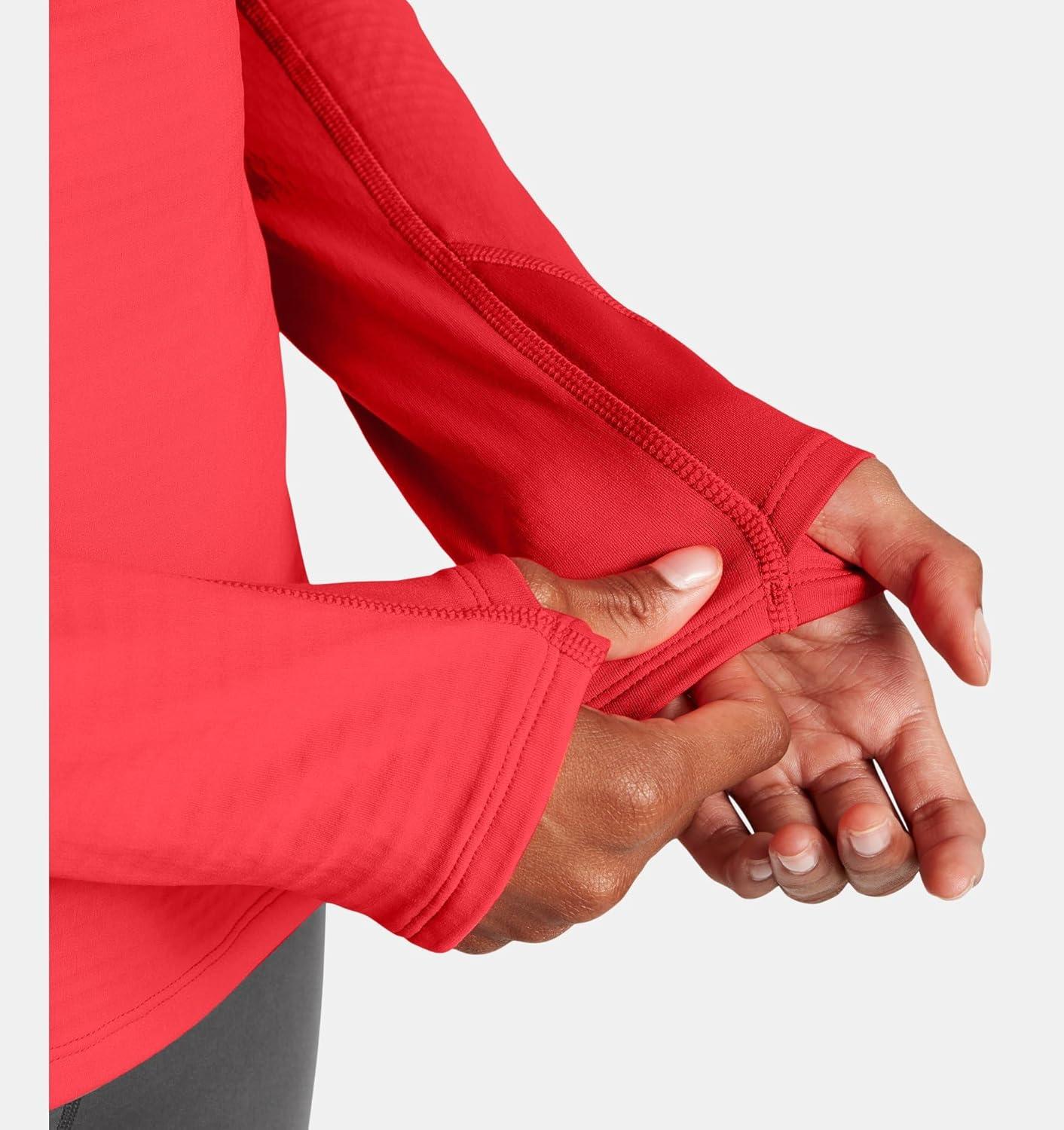 imageUnder Armour Womens Vanish Cold Weather 12 Zip713 Racer Red   Reflective