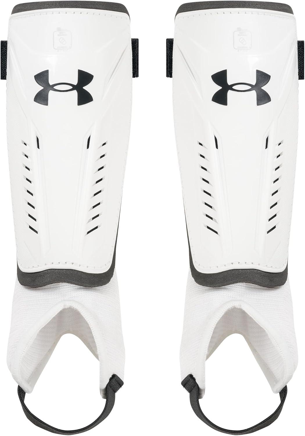 imageUnder Armour Youth Soccer Shin Guards Challenge ShinWhiteBlack