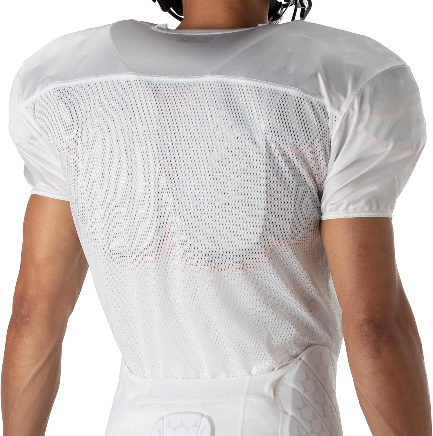 imageUnder Armour YouthBoys Football Jersey for Parctice ampamp Game Day Breathable LightweightWhite