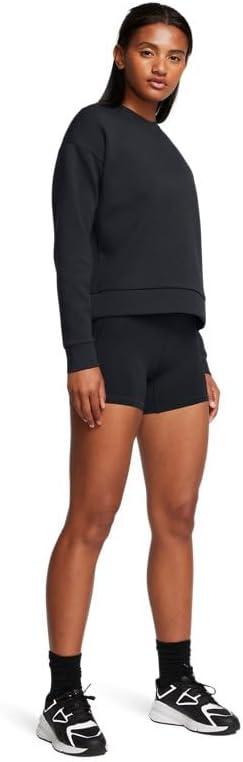 imageUnder Armour womens Unstoppable Fleece Crew Neck001 Black   Black