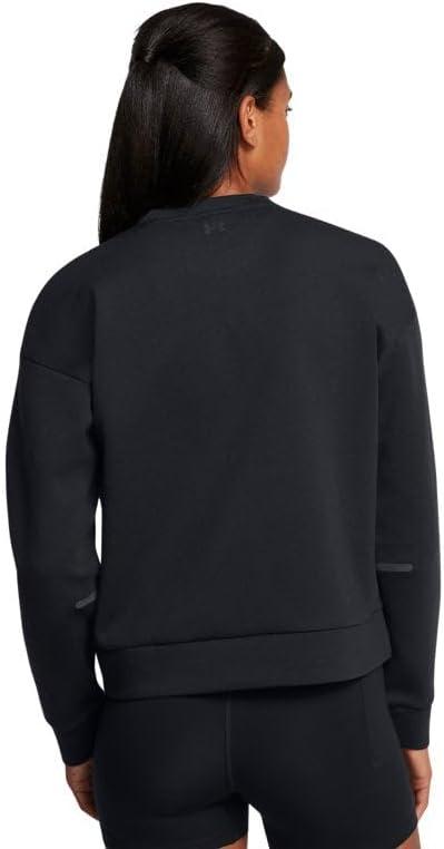 imageUnder Armour womens Unstoppable Fleece Crew Neck001 Black   Black