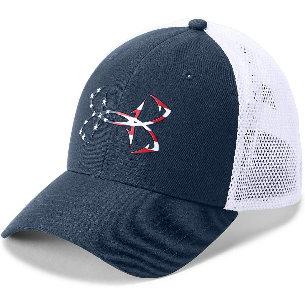 imageUnder Armour Mens Fish Hook 20 CapAcademy 408White